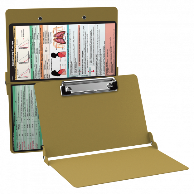 WhiteCoat Clipboard® - Tactical Brown Respiratory Edition